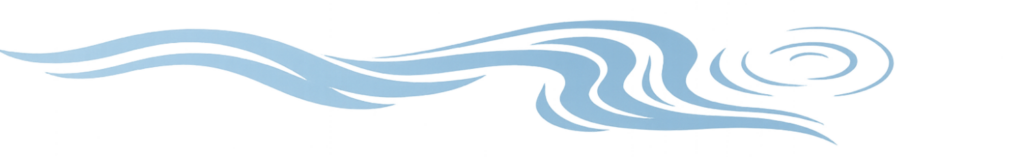 区切り画像:川の流れを模した装飾ライン(透明背景)